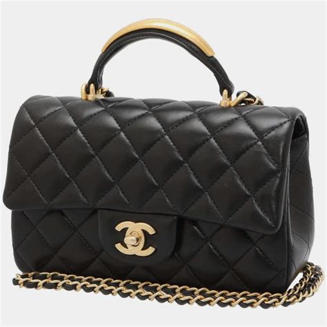 mini top handle chanel|chanel mini flap bag 2022.